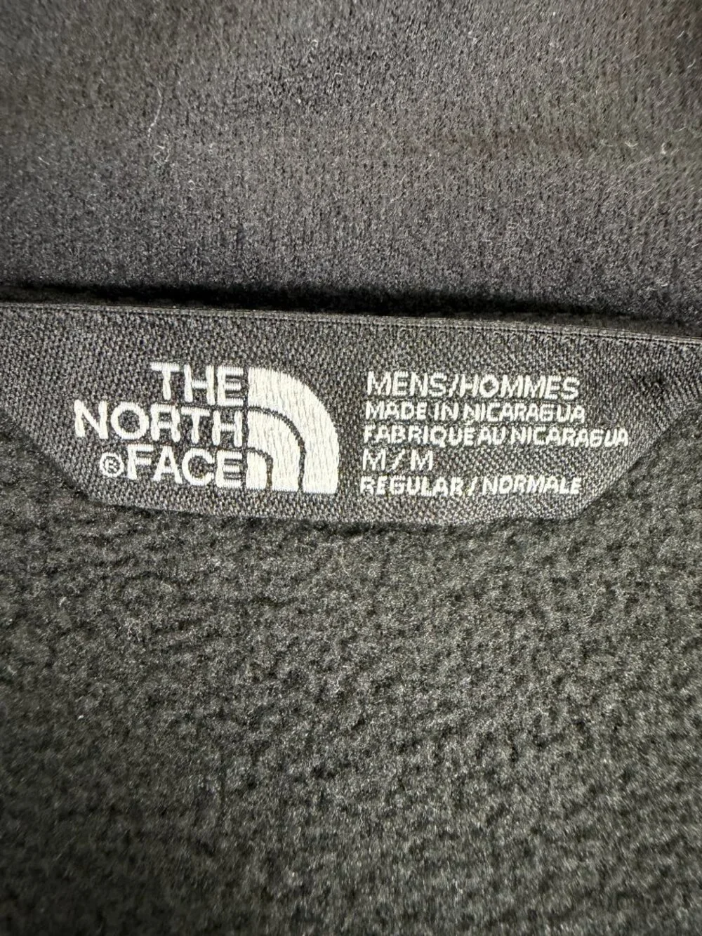 The North Face Men's Black Softshell Jacket M Regular Full Zip Zipped Pockets